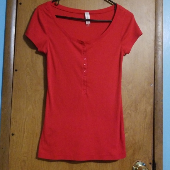 No Boundaries Tops - Bright red top (BOGO)